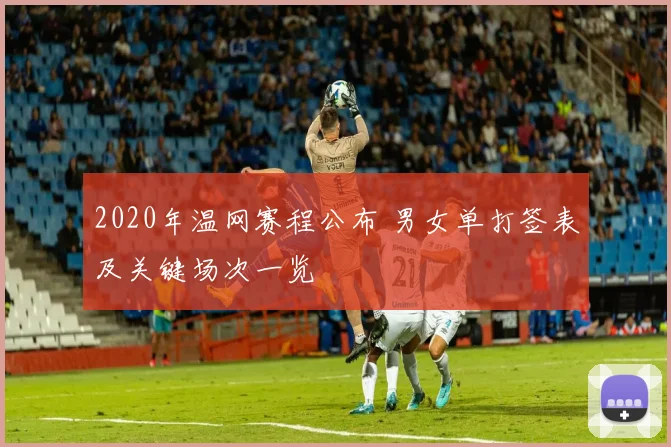 2020年温网赛程公布 男女单打签表及关键场次一览